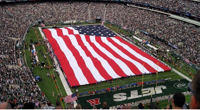 Flags as big as football fields: The story of giant American flags